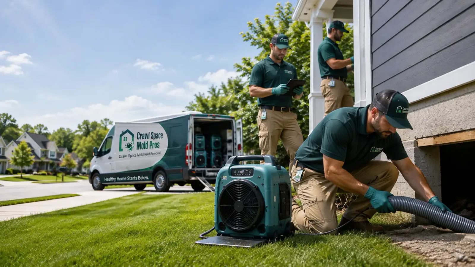 Crawl Space Mold Removal in Garner, IA